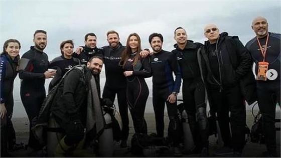 صورة جديدة للفنانة ناهد السباعي من كواليس فيلم “ماكو”