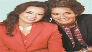 الفنان محمد محسن والفنانة هبة مجدي يحتفلوا بأغنية أهلا بيك في عيد الحب